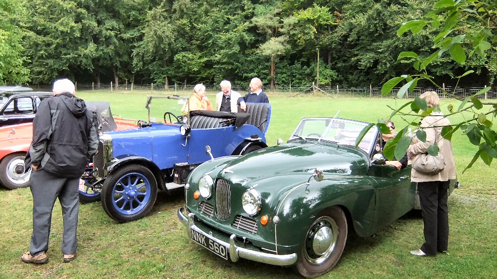 Jowett cars at Titsey House